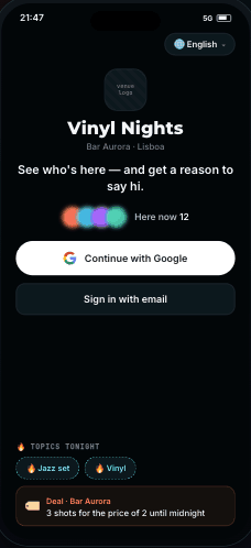 Event onboarding